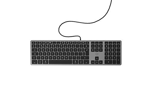 Mobility Lab ML311890 Kabelgebundene Tastatur, QWERTY-Layout, ideal für Mac, Schwarz/Space Grey Mobility Lab ML311890 Kabelgebundene Tastatur, QWERTY-Layout, ideal für Mac, Schwarz/Space Grey von Mobility Lab