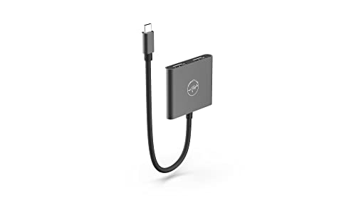 Mobility Lab - ML305882 - USB-C-HUB-Adapter - 4 in 1, 2 HDMI-Anschlüsse - Space Grey von Mobility Lab