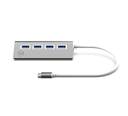 Mobility Lab ML311821 USB-C Hub Cylinder mit 4 USB 3.0 Ports - grau von Mobility Lab