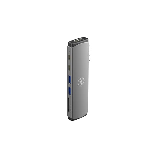 Mobility Lab USB-C Hub Adapter 7 in 2 100W – HDMI, 2 USB-C-Anschlüsse, 2 USB 3.0 Ports, SD-Kartenleser und Micro-SD-Kartenleser – Super schnelle Datenübertragung und HDMI 4K – MacOS Kompatibilität von Mobility Lab