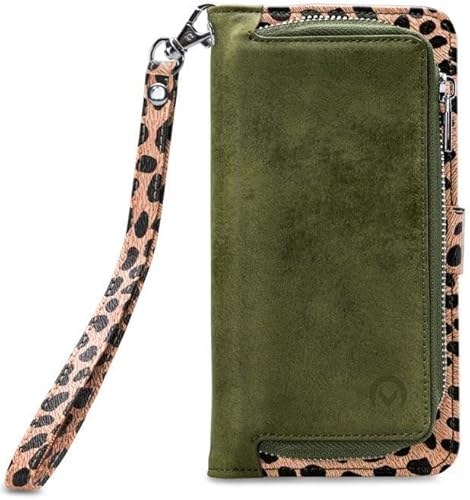 Mobilize 2in1 Magnet Zipper Case Samsung Galaxy S21 FE 5G Olive/Leopard von Mobilize