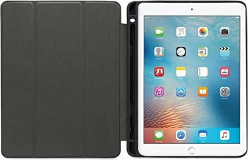 Mobilize Apple iPad Air 1 9.7 (2013);Apple iPad Air 2 9.7 (2014);Apple iPad Pro 9.7 (2016);Apple iPad 5 9.7 (2017);Apple iPad 6 9.7 (2018) Hüllen Schwarz Klapphülle Solid Folio Kunstleder von Mobilize