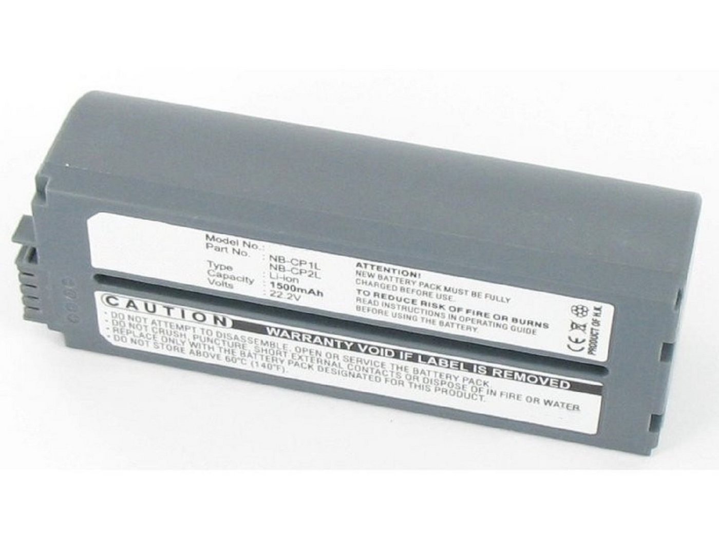 MobiloTec Akku kompatibel mit Canon Selphy CP1300 Akku Akku 1200 mAh (1 St) von MobiloTec