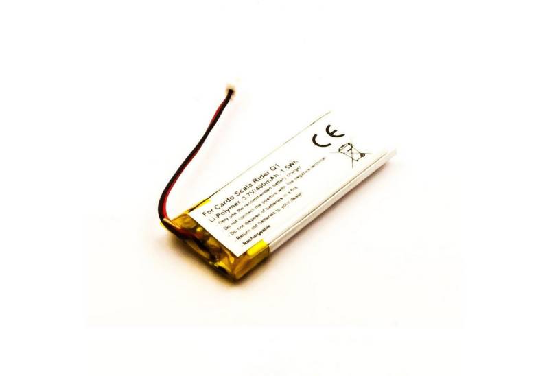 MobiloTec Akku kompatibel mit Cardo Scala Rider Q1 Akku Akku 320 mAh (1 St) von MobiloTec