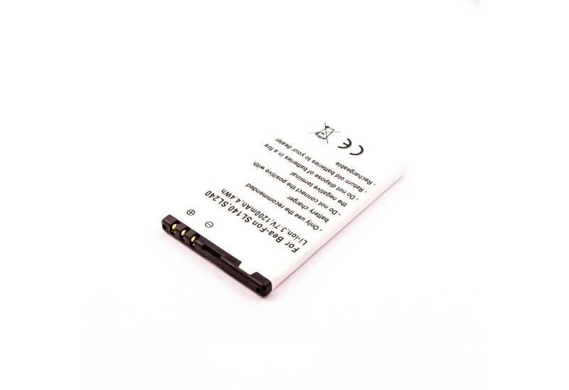 MobiloTec Akku kompatibel mit Doro Primo 366 Akkupacks Akku 1200 mAh von MobiloTec