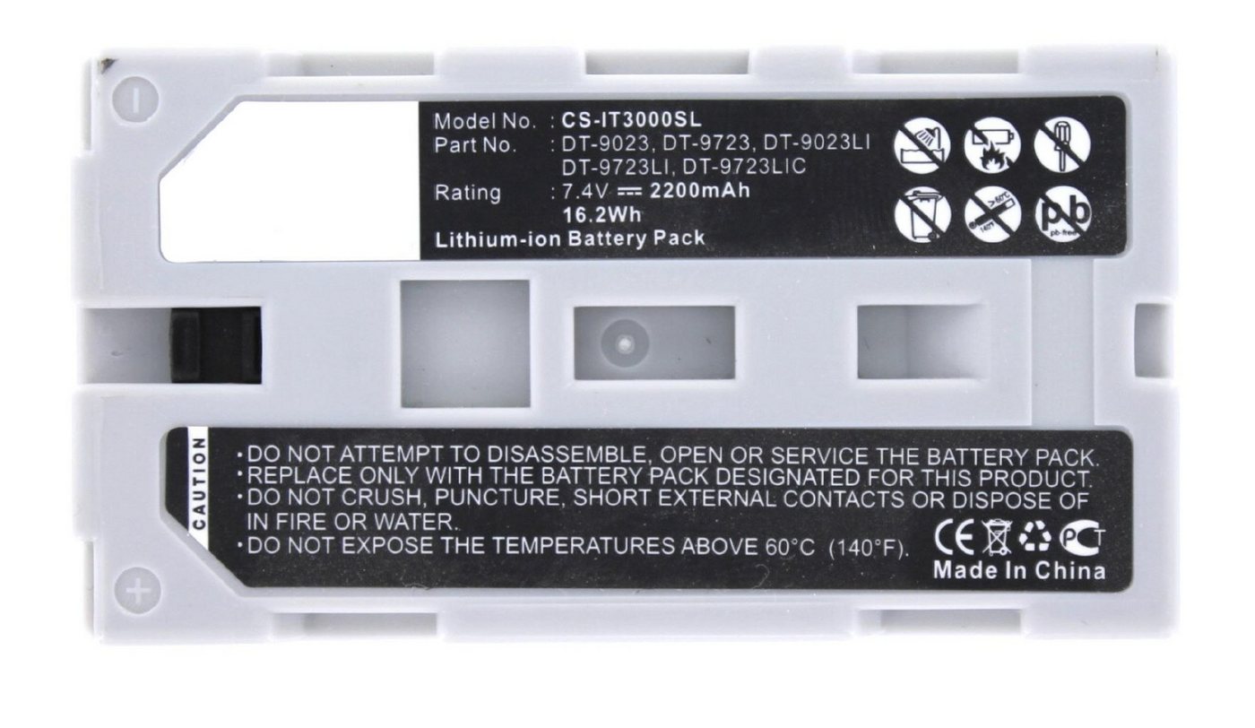 MobiloTec Akku kompatibel mit Epson TM-P60 M196A Akku Akku 2200 mAh (1 St) von MobiloTec