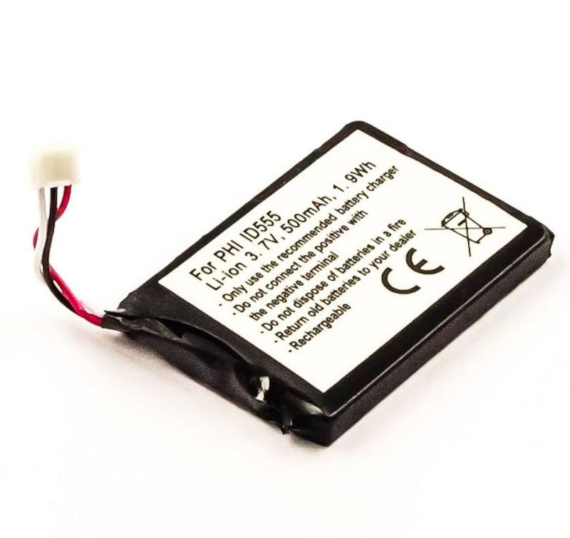 MobiloTec Akku kompatibel mit Grundig SL-422943 Akku Akku 500 mAh (1 St) von MobiloTec