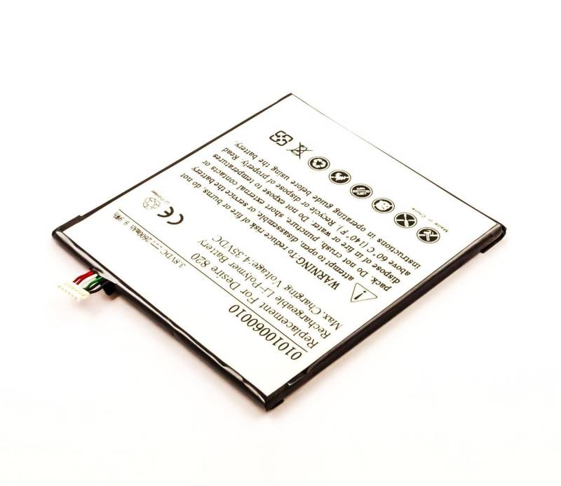 MobiloTec Akku kompatibel mit HTC 35H00232-00M Akku Akku 2600 mAh (1 St) von MobiloTec