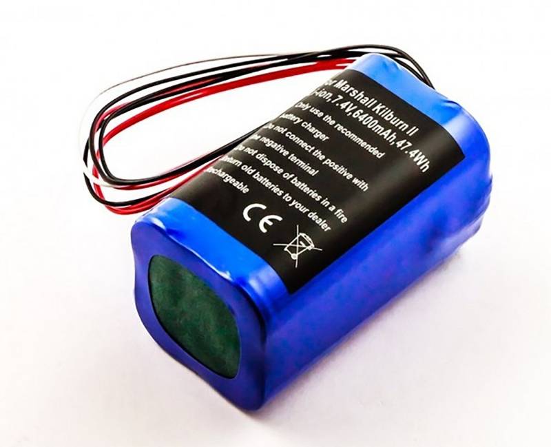 MobiloTec Akku kompatibel mit Marshall Kilburn II V2 Akku Akku 6400 mAh (1 St) von MobiloTec