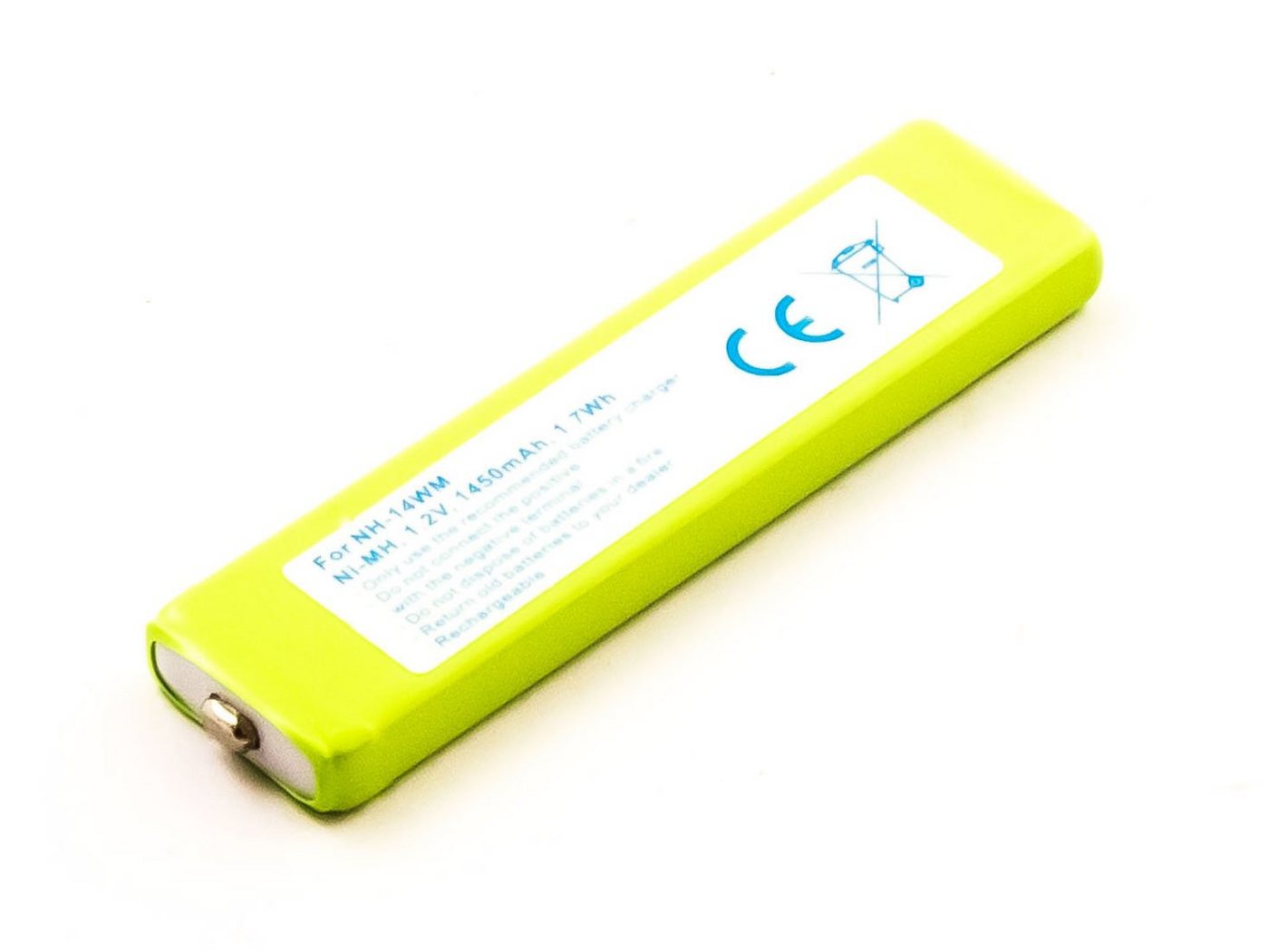 MobiloTec Akku kompatibel mit Panasonic HHF-AZ01 Akkupacks Akku 1200 mAh von MobiloTec