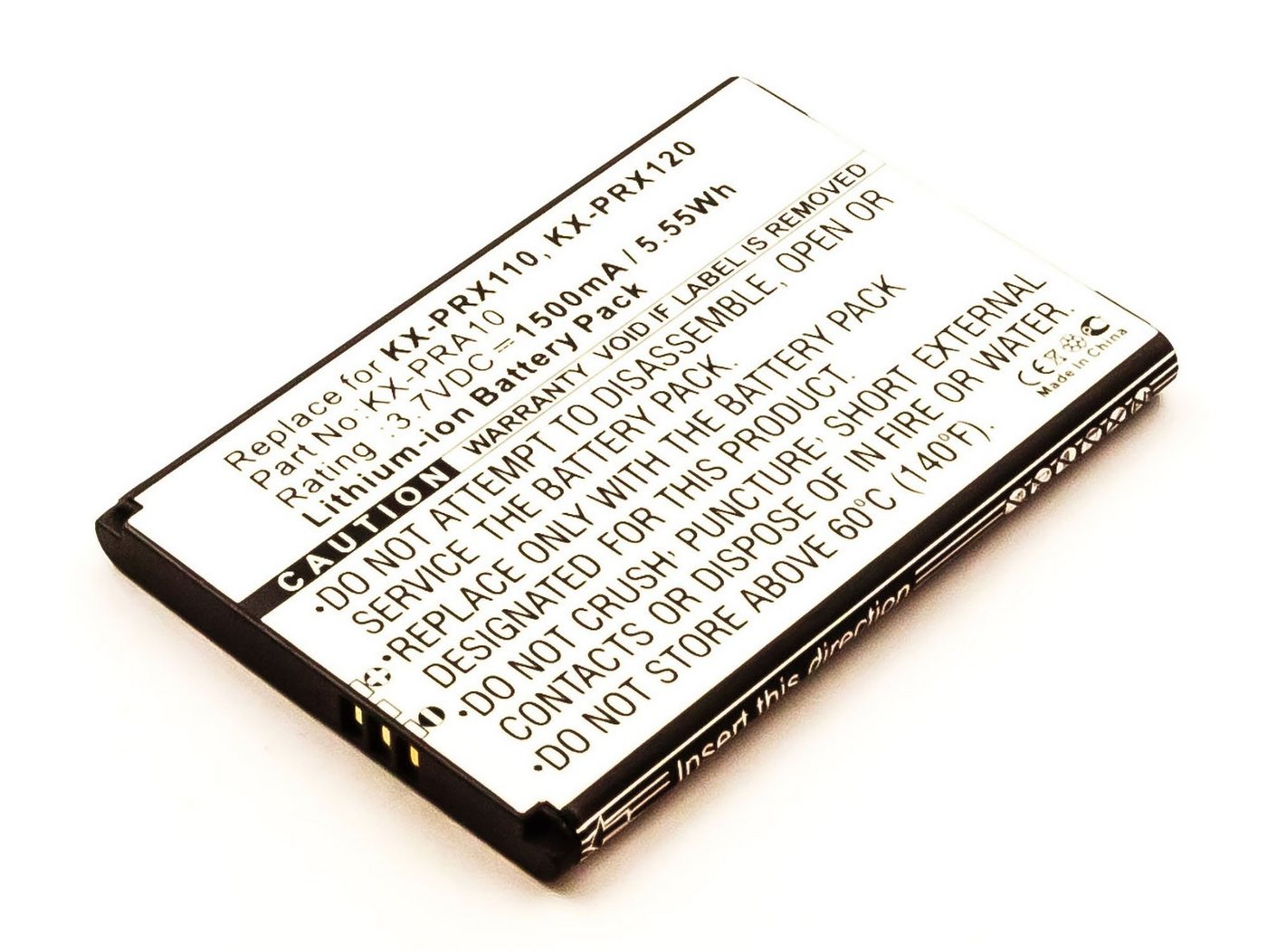 MobiloTec Akku kompatibel mit Panasonic KX-PRA10 Akku Akku 1750 mAh (1 St) von MobiloTec
