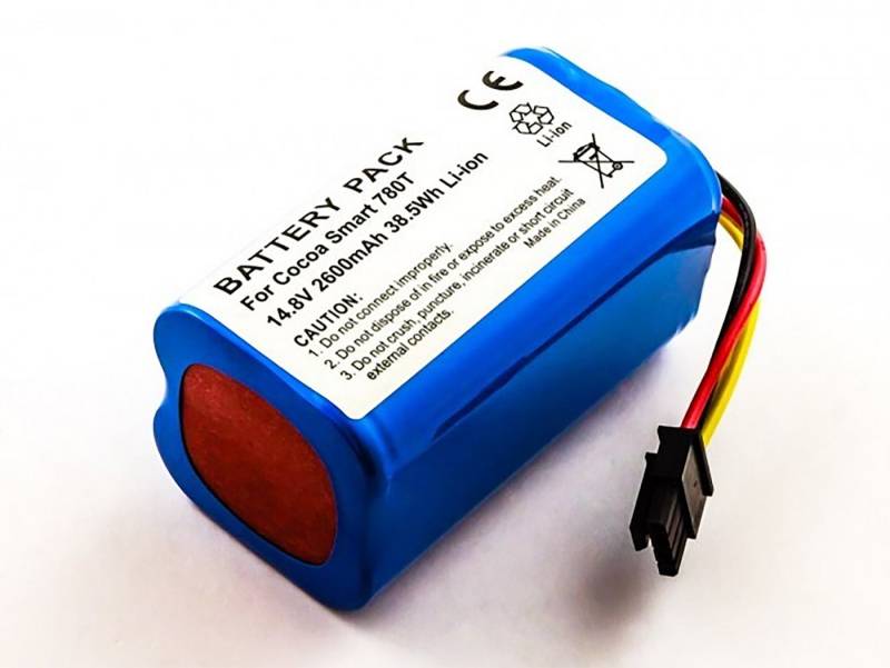 MobiloTec Akku kompatibel mit Proscenic VR1717 Akku Akku 2600 mAh (1 St) von MobiloTec