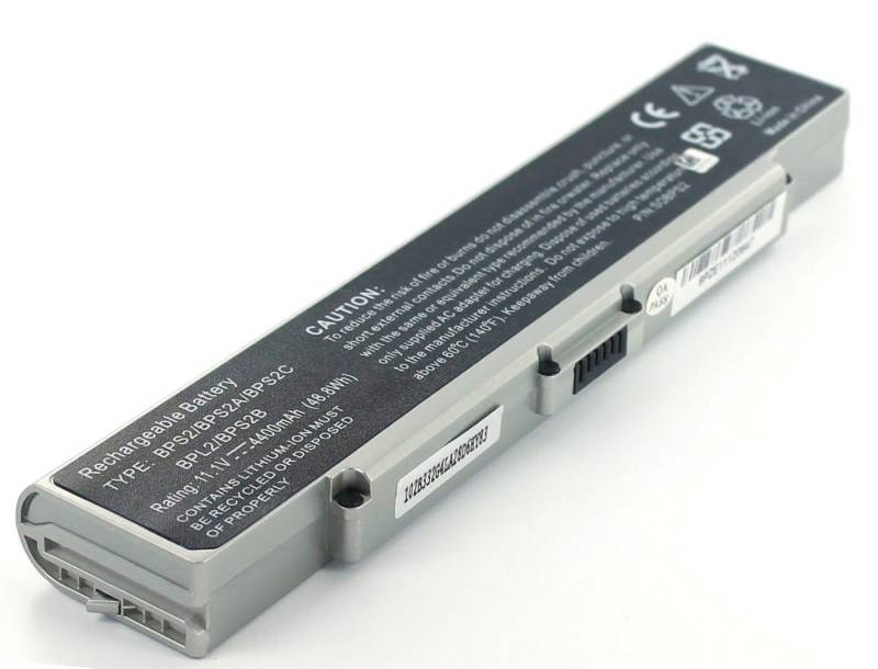 MobiloTec Akku kompatibel mit Sony Vaio PCG-7M1M Akku Akku 4400 mAh (1 St) von MobiloTec