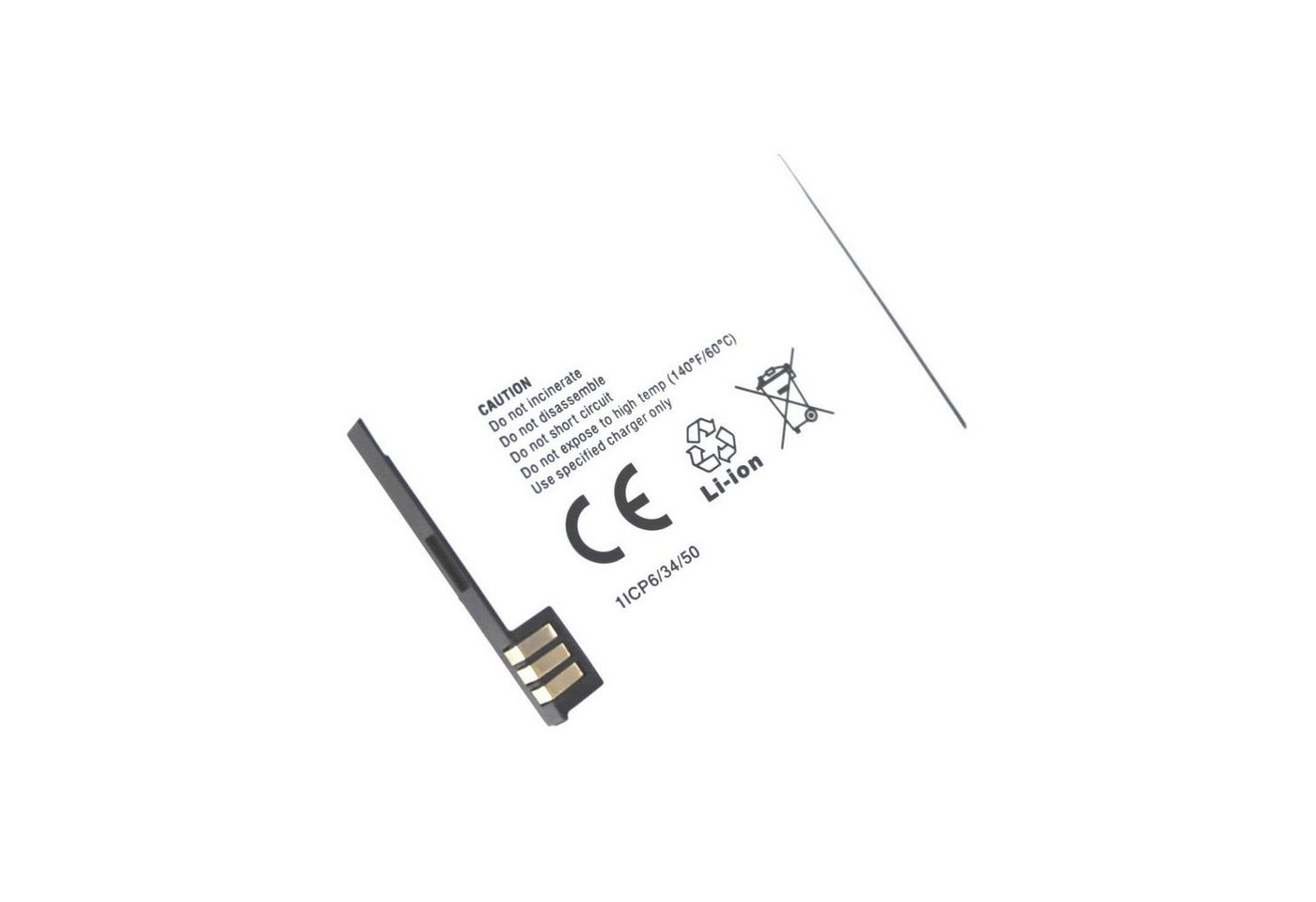MobiloTec Akku kompatibel mit TCM Tchibo Kompakt-Handy Akku Akku 850 mAh (1 St) von MobiloTec