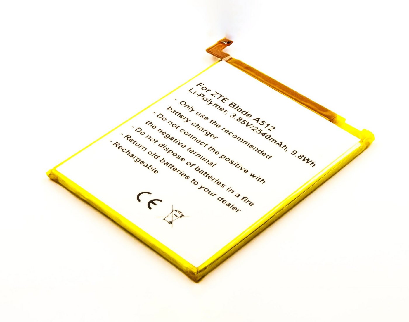 MobiloTec Akku kompatibel mit Vodafone Smart Prime 7 Akku Akku 2500 mAh (1 St) von MobiloTec