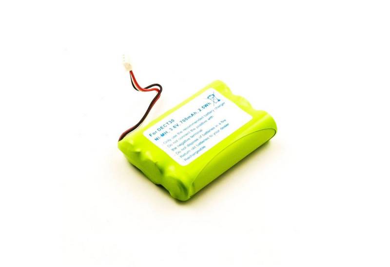 MobiloTec Akku kompatibel mit elmeg DECT 300 Akkupacks Akku 600 mAh von MobiloTec