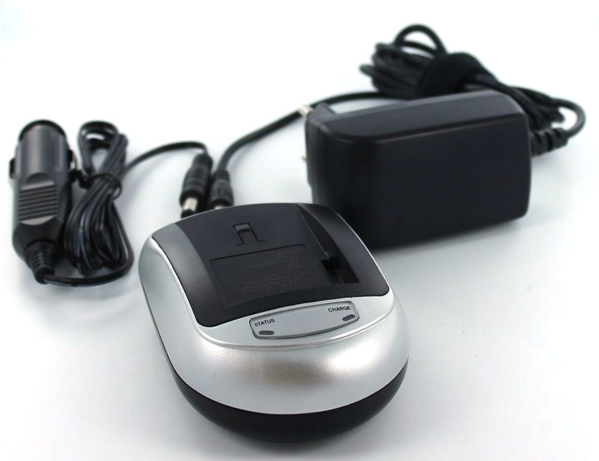 MobiloTec Ladegerät kompatibel mit Sony NP-QM71D Kamera-Ladegerät von MobiloTec
