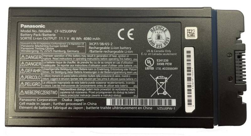 MobiloTec Original Akku für Panasonic CF-VZSU0PW Akkupacks Akku 4200 mAh von MobiloTec