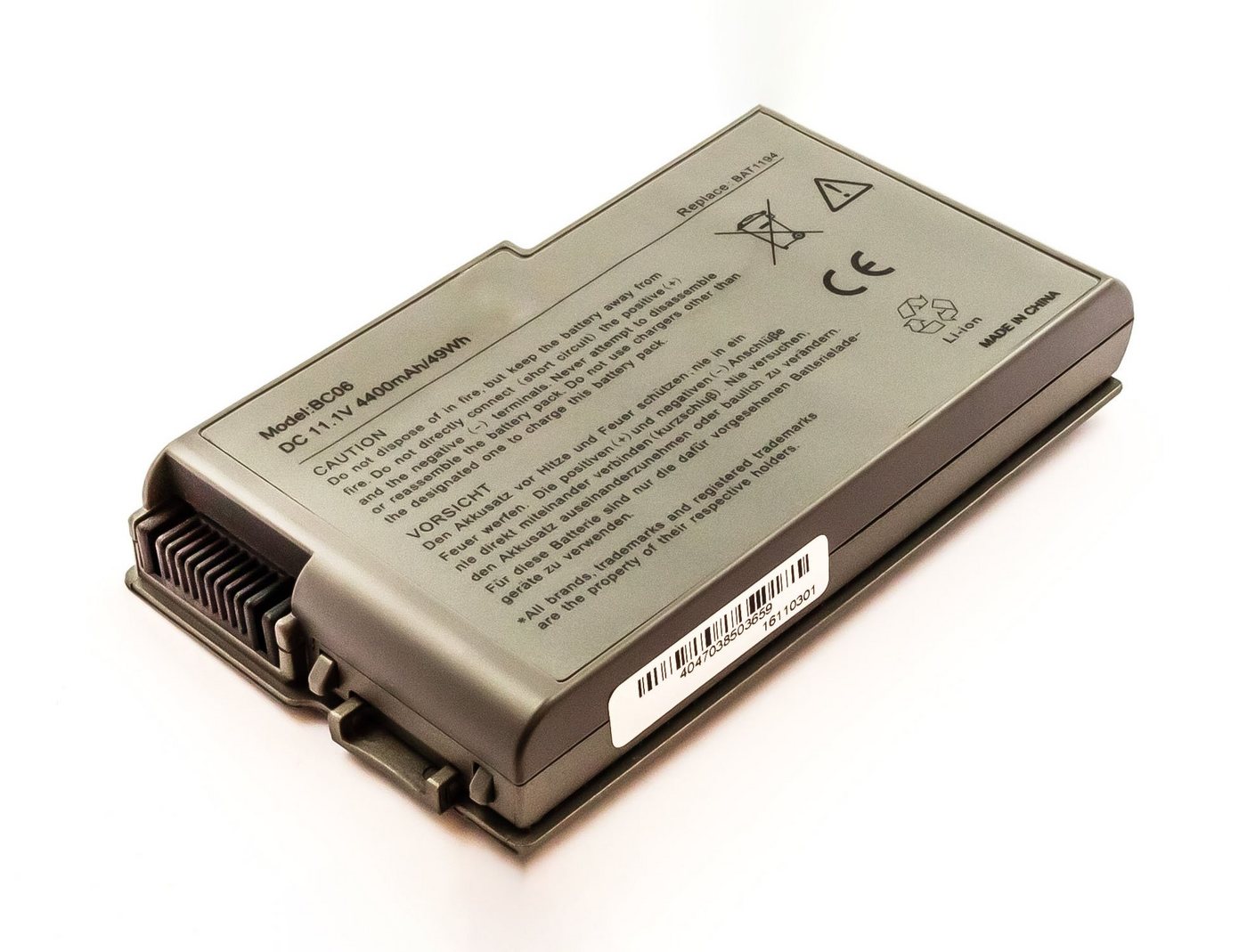 MobiloTec Akku kompatibel mit Dell PP11L Akku Akku 4400 mAh (1 St) von Mobilotec