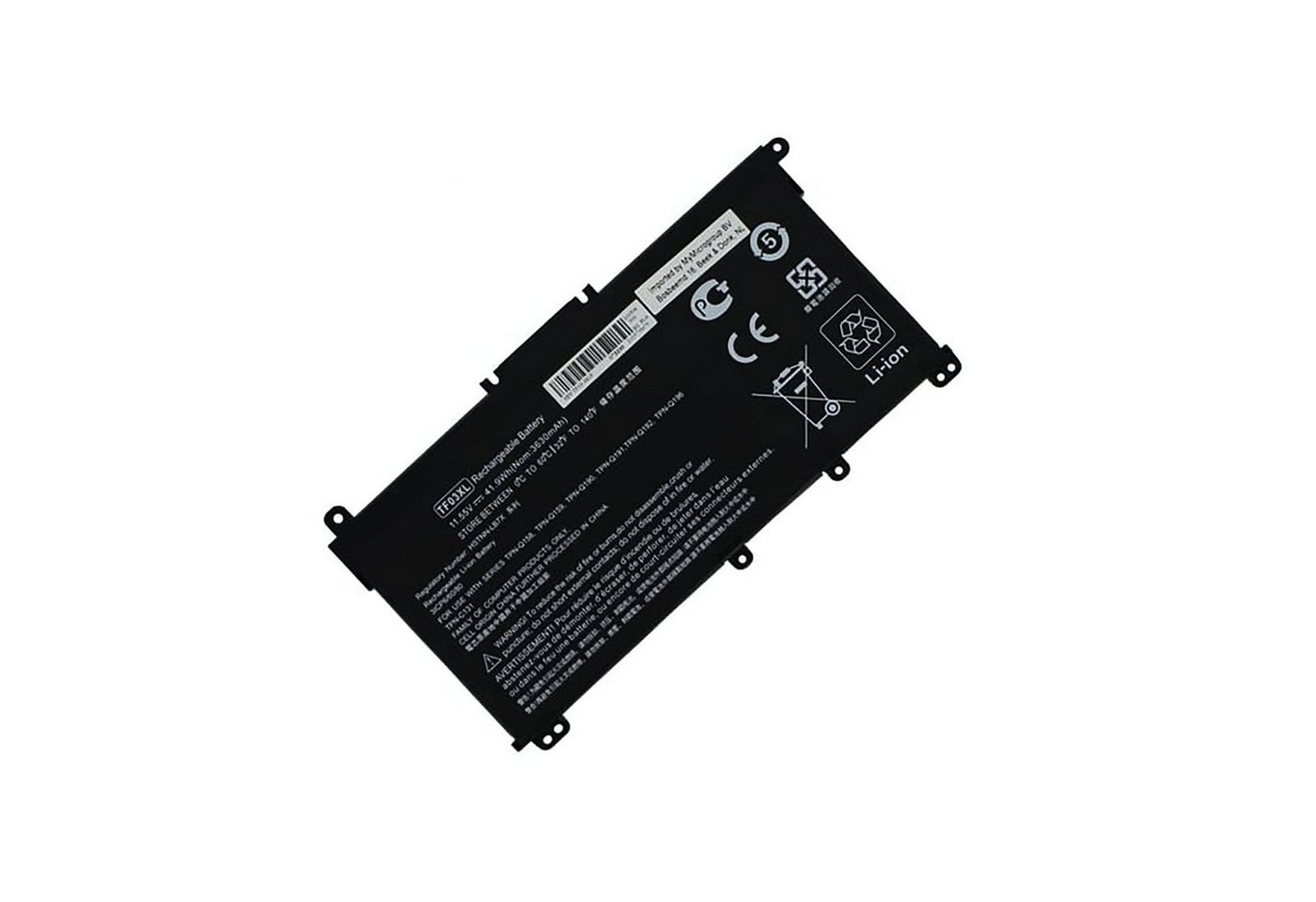 MobiloTec Akku kompatibel mit HP Pavilion X360 14-CD0806NO Akku Akku 3400 mAh (1 St) von Mobilotec