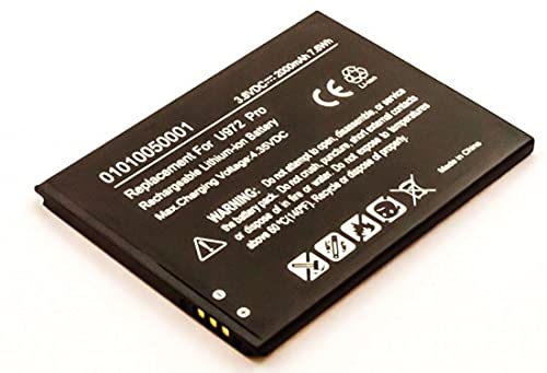 MobiloTec Akku kompatibel mit Hisense U972 Pro, Li-Ion 2000 mAh, Batterie von Mobilotec