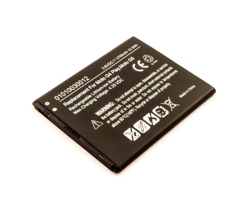 MobiloTec Akku kompatibel mit Motorola XT1670 Akku Akku 2700 mAh (1 St) von Mobilotec