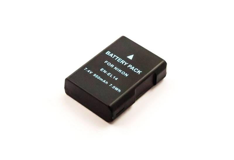 MobiloTec Akku kompatibel mit Nikon D3400 Akku Akku 900 mAh (1 St) von Mobilotec