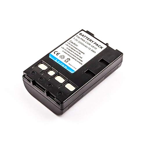 MobiloTec Akku kompatibel mit Panasonic CGR-V14, Li-Ion 2000 mAh, Batterie von Mobilotec