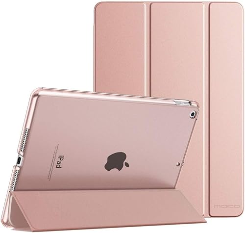 MOBISTAR® Smart Case für Apple iPad 10,2 Zoll Hülle 2021 2020 2019 (9./8./7. Generation), Slim Leicht Schutzhülle Smart Cover für iPad 9/8/7 (Roségold) von Mobistar