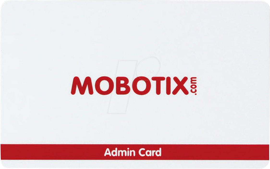 MX ADMINCARD1 - Admin RFID Transponderkarte, rot von Mobotix