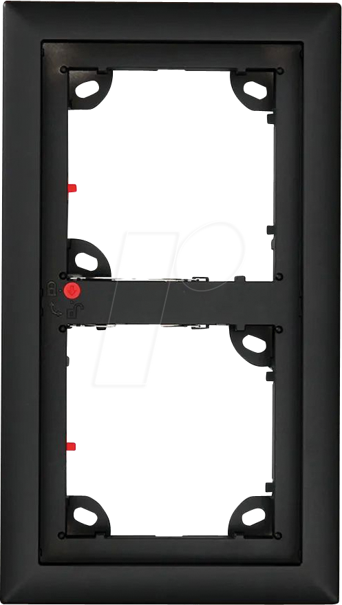 MX OPT-FRAME2EBL - Modulrahmen, 2-fach, schwarz von Mobotix