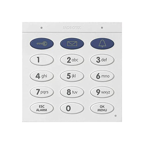 Mobotix MX-Keypad1-EXT-SV Türstationmodul Keypad Videoüberwachungssystem schwarz/weiß von Mobotix