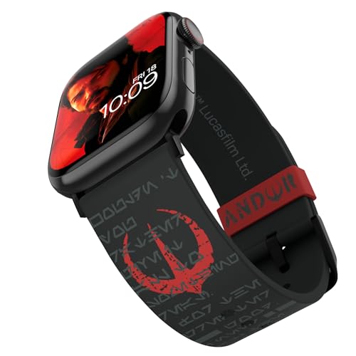 Star Wars Smartwatch-Armband – Andor Icon – offiziell lizenziert, kompatibel mit jeder Größe und Serie von Apple Watch (Uhr nicht im Lieferumfang enthalten). von MobyFox