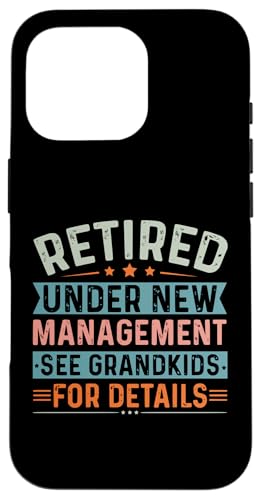 Im Ruhestand unter neuer Leitung siehe Enkelkinder für Details Hülle für iPhone 16 Pro von Mocking Merch