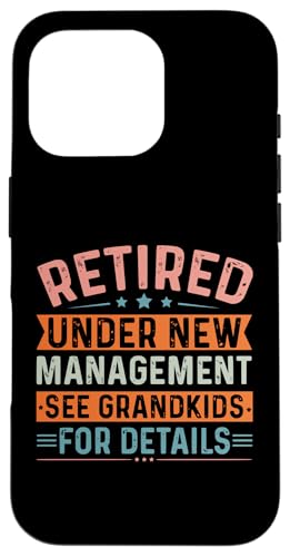 Im Ruhestand unter neuer Leitung siehe Enkelkinder für Details Hülle für iPhone 16 Pro von Mocking Merch