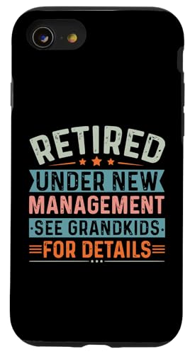 Im Ruhestand unter neuer Leitung siehe Enkelkinder für Details Hülle für iPhone SE (2020) / 7 / 8 von Mocking Merch