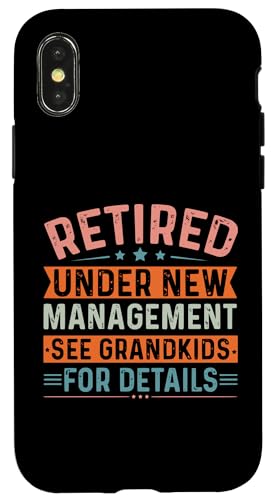 Im Ruhestand unter neuer Leitung siehe Enkelkinder für Details Hülle für iPhone X/XS von Mocking Merch