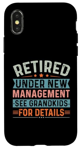 Im Ruhestand unter neuer Leitung siehe Enkelkinder für Details Hülle für iPhone X/XS von Mocking Merch
