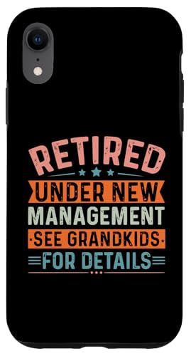 Im Ruhestand unter neuer Leitung siehe Enkelkinder für Details Hülle für iPhone XR Im Ruhestand unter neuer Leitung siehe Enkelkinder für Details Hülle für iPhone XR von Mocking Merch