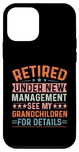 Unter neuer Leitung im Ruhestand Weitere Informationen finden Sie unter meinen Enkelkindern Hülle für iPhone 12 mini von Mocking Merch