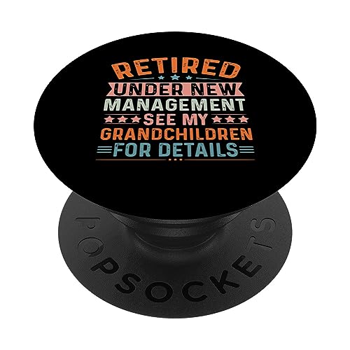 Unter neuer Leitung im Ruhestand Weitere Informationen finden Sie unter meinen Enkelkindern PopSockets Klebender PopGrip Unter neuer Leitung im Ruhestand Weitere Informationen finden Sie unter meinen Enkelkindern PopSockets Klebender PopGrip von Mocking Merch