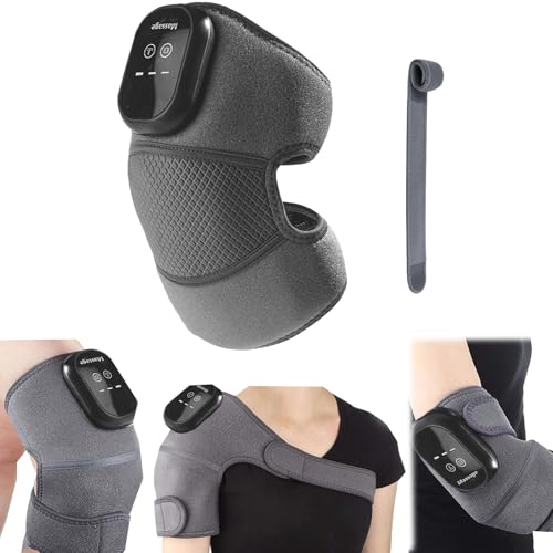 Knie Massagegerät, Kabelloses Beheizte Kniebandage 3 IN 1 Knie Schulter Ellenbogen Brace kniewärmer mit 5 Heizstufe für Linderung von Knieschmerzen Arthritis Knie Massagegerät, Kabelloses Beheizte Kniebandage 3 IN 1 Knie Schulter Ellenbogen Brace kniewärmer mit 5 Heizstufe für Linderung von Knieschmerzen Arthritis von Mocoli