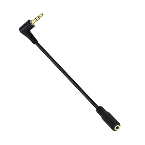 Mocoocouture Haltbarkeit Rechtswinkel 3 5 Mm Männlich Bis Weiblich 3 5 Mm Männlich Bis 3 5 Mm Weibliches Kabel Für Tragbare Geräte 30 cm von Mocoocouture