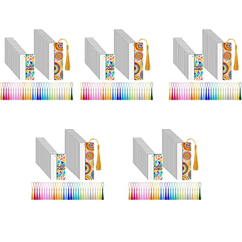 Mocturnity 150 Stück Sublimation Leerzeichen, Sublimation Leerzeichen, Mach Es Selbst Lesezeichen, Projekte, Sublimation, Doppel Sublimation von Mocturnity