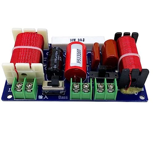Mocturnity 250 W Hoch- und -2-Wege-Audio-Teiler, Kunststoff-Audio-Teiler, HiFi-Teiler, 3000 Hz, Einstellbarer Hoch- und Tiefbass-Teiler, HiFi-High-Fidelity-Teilerfilter Mocturnity 250 W Hoch- und -2-Wege-Audio-Teiler, Kunststoff-Audio-Teiler, HiFi-Teiler, 3000 Hz, Einstellbarer Hoch- und Tiefbass-Teiler, HiFi-High-Fidelity-Teilerfilter von Mocturnity