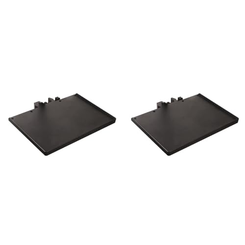 Mocturnity 2X Mikrofonständer-Tray-Montageklemme An Stangenhaltern, Mikrofonständer-Schreibtisch mit 24 X 17,5 cm (Ständer NICHT im Lieferumfang Enthalten) von Mocturnity