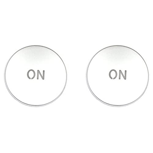 Mocturnity 2X Multimedia-Schalter für Autokonsolen-Lautstärke Abdeckung für W204 C180 E260 ML350 GLK200 Innenzubehör von Mocturnity