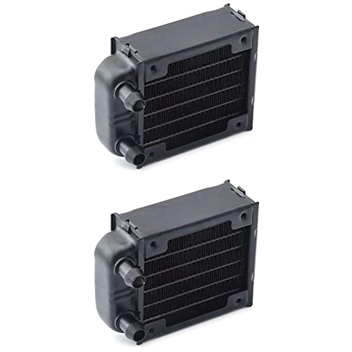 Mocturnity 2X PC Wasser KüHlung Aluminium KüHler Mehr Kanäle 60mm für Computer LED Schönheit Apparatus Mocturnity 2X PC Wasser KüHlung Aluminium KüHler Mehr Kanäle 60mm für Computer LED Schönheit Apparatus von Mocturnity