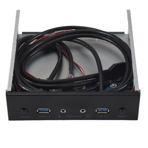 Mocturnity USB 3.0 Optisches Laufwerk Mit 2 Anschlüssen Vorderseite Platten Erweiterungs Adapter USB 3.0 Hub + Hd Audio + Netz Schalter von Mocturnity
