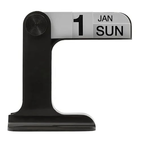 Mocturnity Wendekalender Drehbarer Schreibtischkalender Kunsthandwerksschmuck Wohnkulturzubehörteile für das Wohnzimmer, Schwarz Mocturnity Wendekalender Drehbarer Schreibtischkalender Kunsthandwerksschmuck Wohnkulturzubehörteile für das Wohnzimmer, Schwarz von Mocturnity